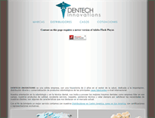 Tablet Screenshot of dentechinnovations.com